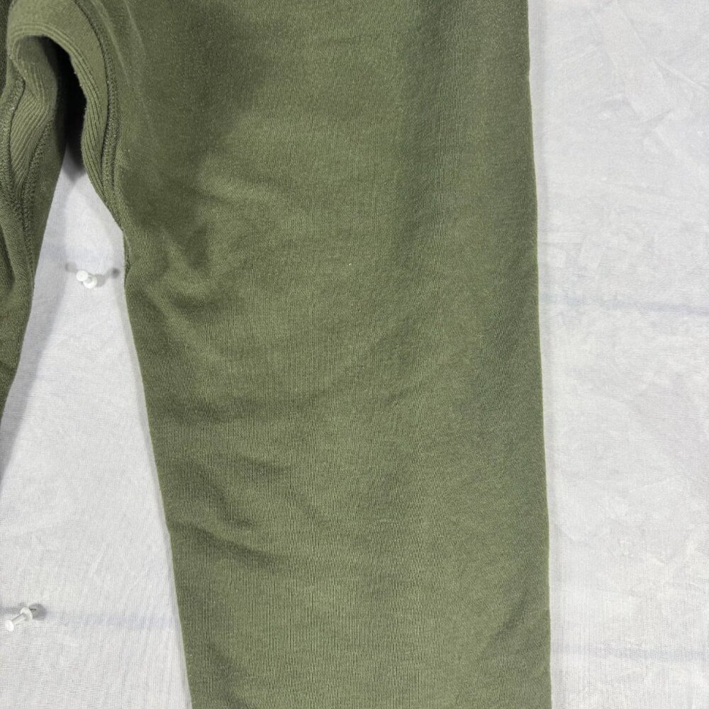Hurley Jogger Pants Mens Olive Green Fleece Tapered Leg Elastic Waist Size M - Picture 7 of 16